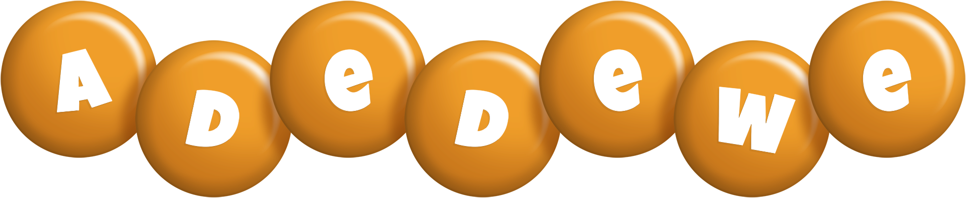 Adedewe candy-orange logo