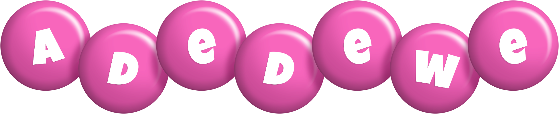 Adedewe candy-pink logo