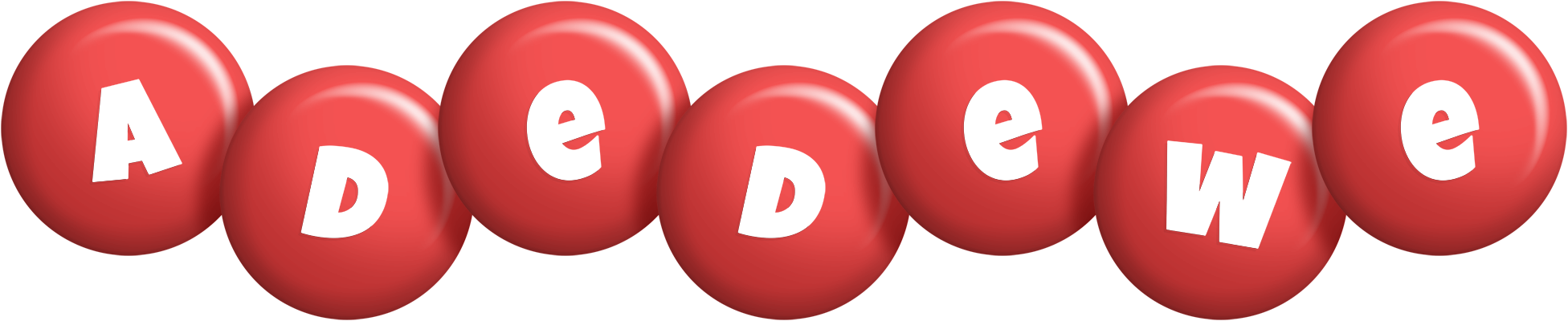 Adedewe candy-red logo