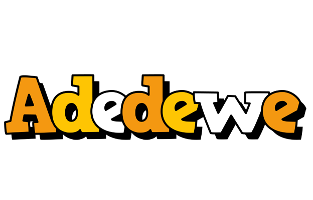 Adedewe cartoon logo