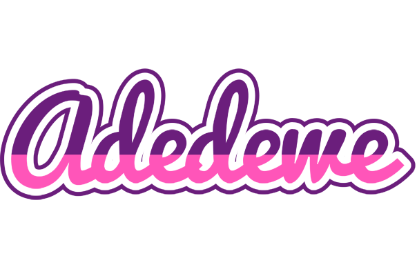 Adedewe cheerful logo