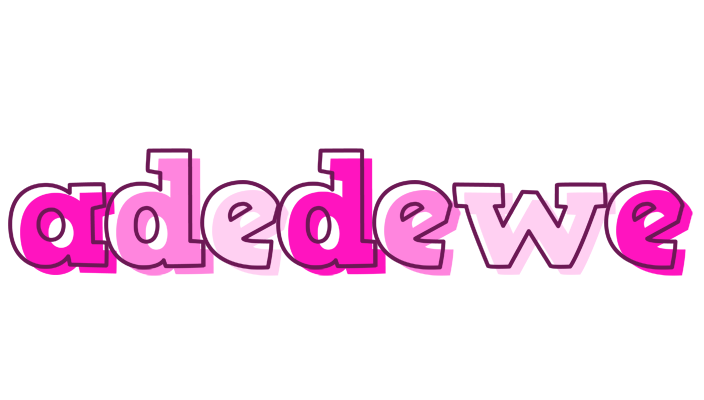 Adedewe hello logo