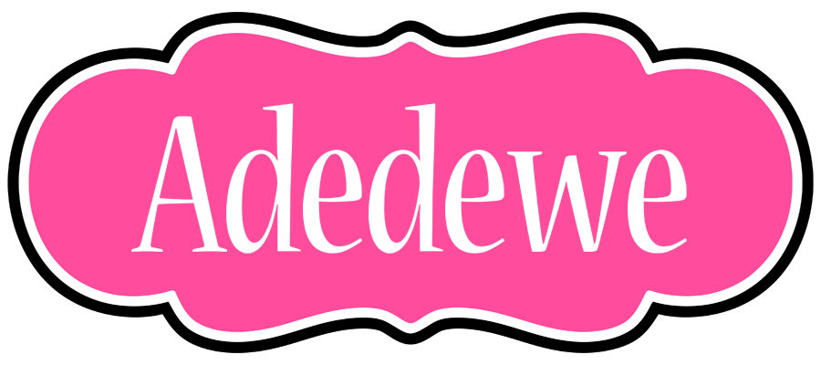 Adedewe invitation logo