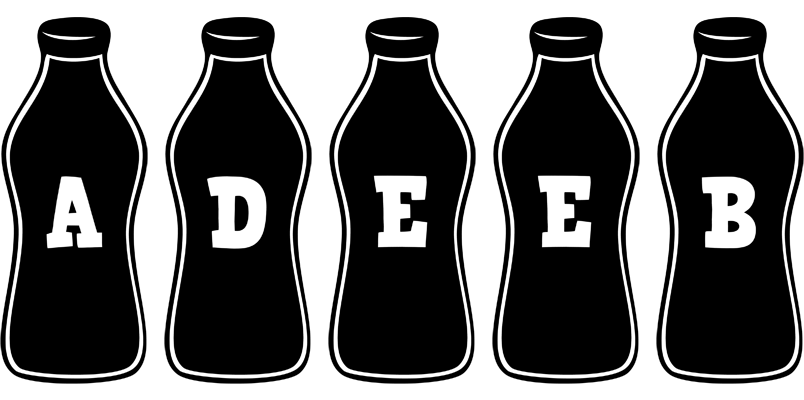 Adeeb bottle logo