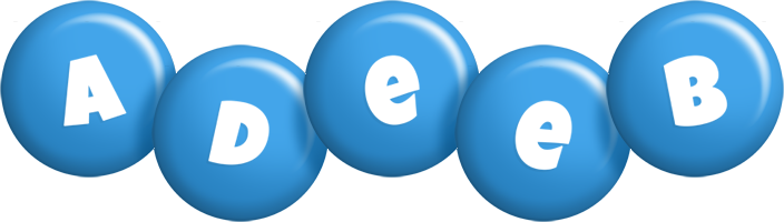 Adeeb candy-blue logo