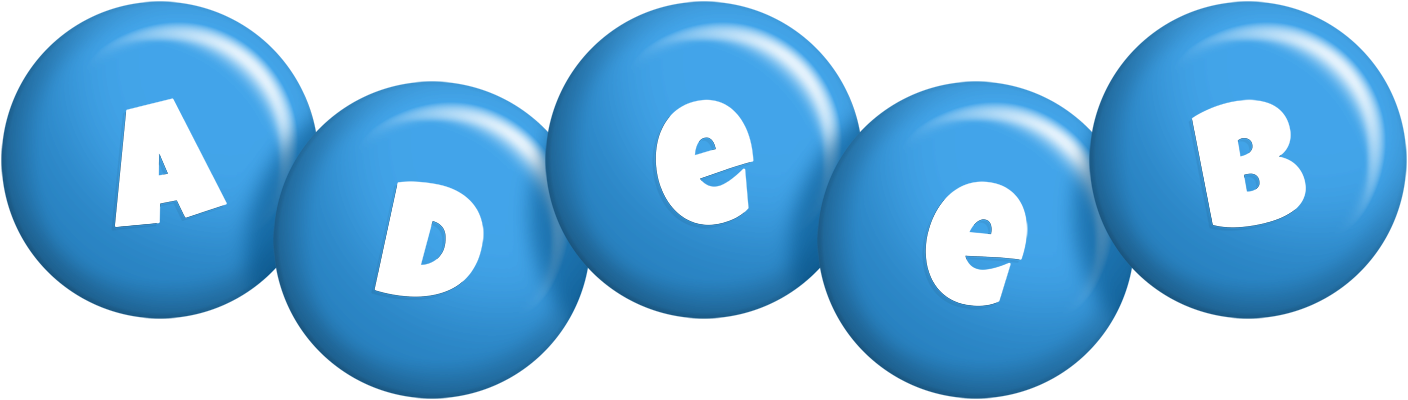 Adeeb candy-blue logo