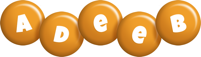 Adeeb candy-orange logo