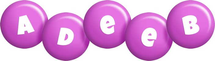 Adeeb candy-purple logo