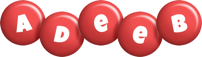 Adeeb candy-red logo