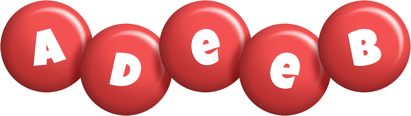 Adeeb candy-red logo