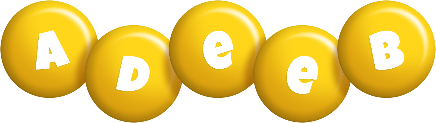 Adeeb candy-yellow logo