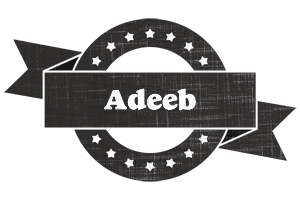 Adeeb grunge logo