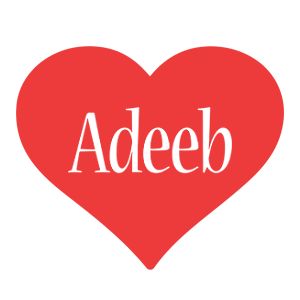 Adeeb love logo