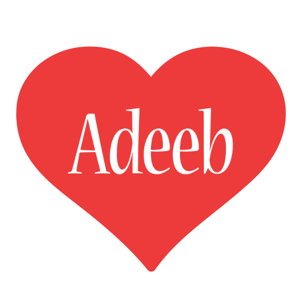 Adeeb love logo