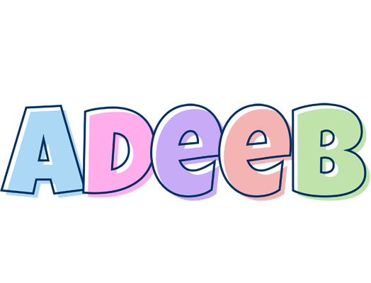 Adeeb pastel logo