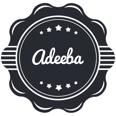 Adeeba badge logo