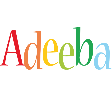 Adeeba birthday logo