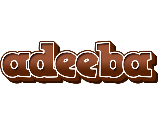 Adeeba brownie logo