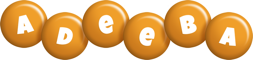 Adeeba candy-orange logo