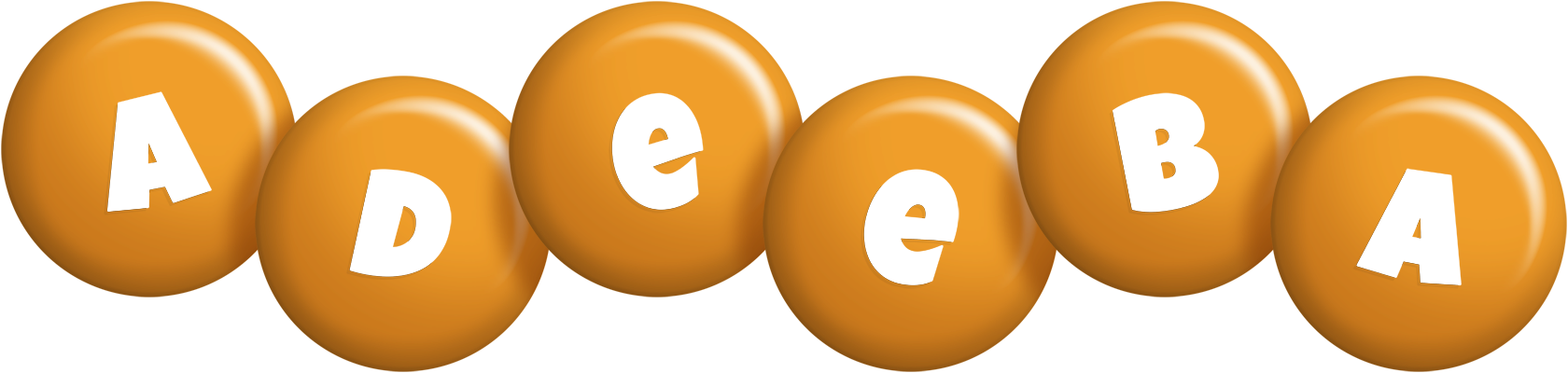 Adeeba candy-orange logo