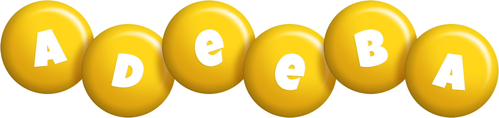 Adeeba candy-yellow logo
