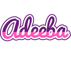 Adeeba cheerful logo