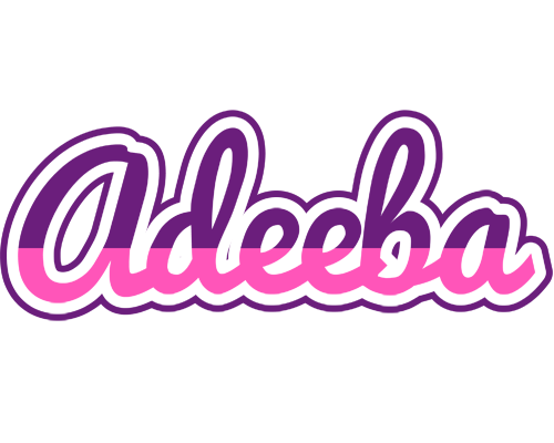 Adeeba cheerful logo