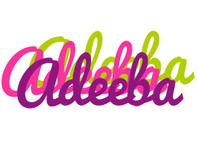 Adeeba flowers logo