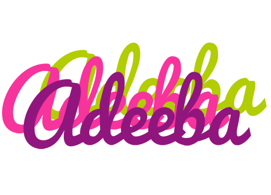 Adeeba flowers logo