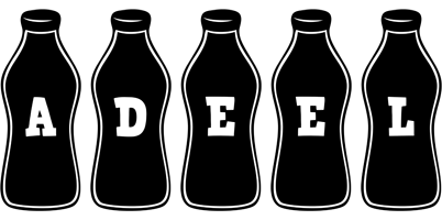 Adeel bottle logo