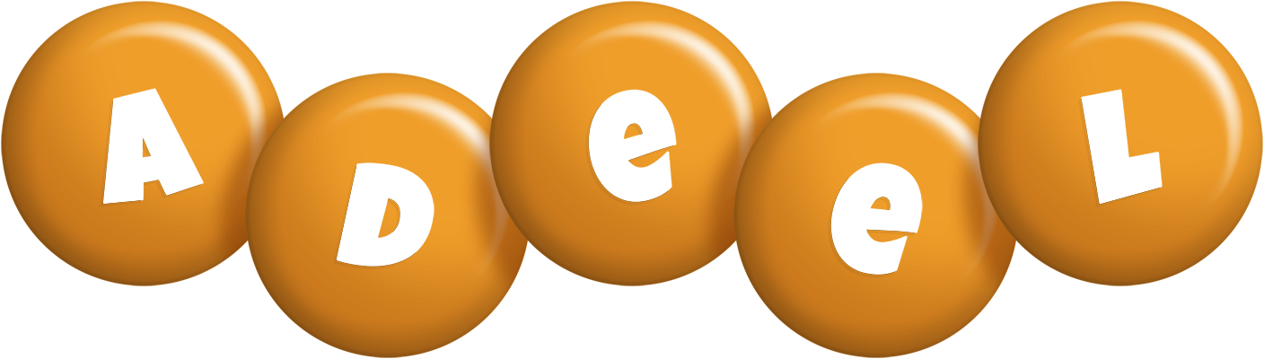 Adeel candy-orange logo