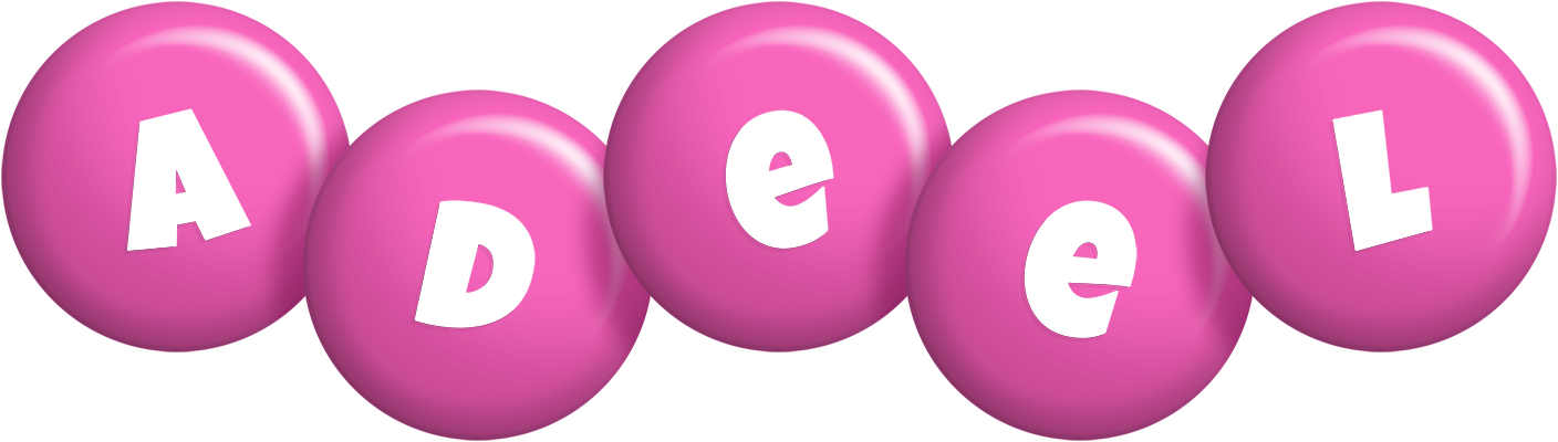 Adeel candy-pink logo