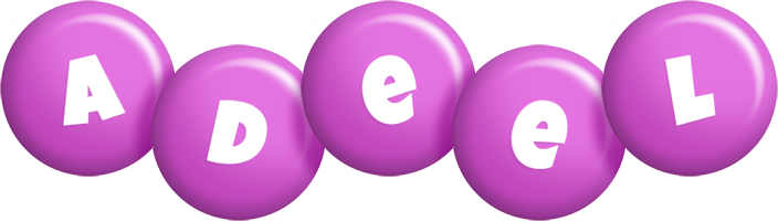 Adeel candy-purple logo