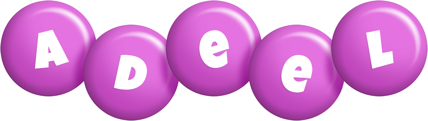 Adeel candy-purple logo