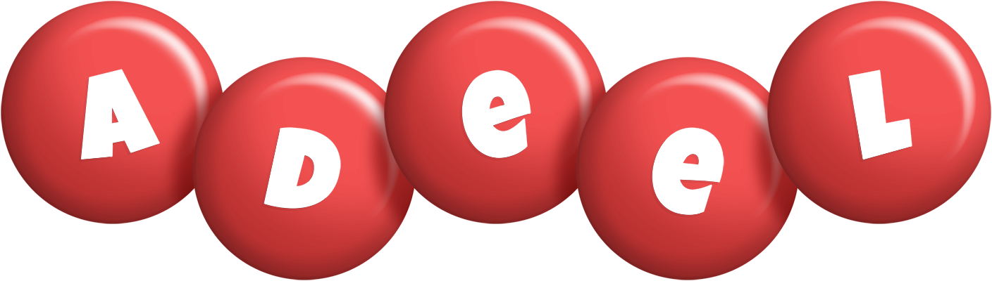 Adeel candy-red logo