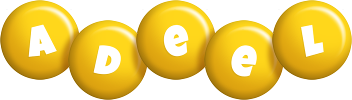 Adeel candy-yellow logo