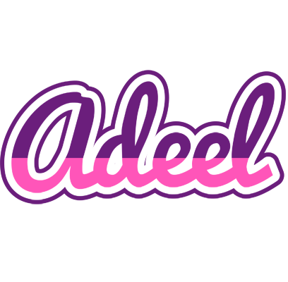 Adeel cheerful logo