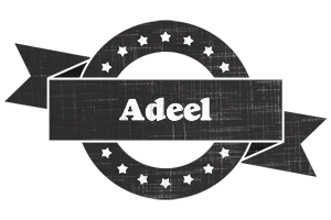 Adeel grunge logo