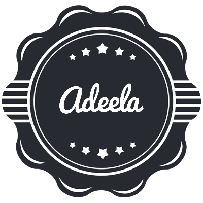 Adeela badge logo