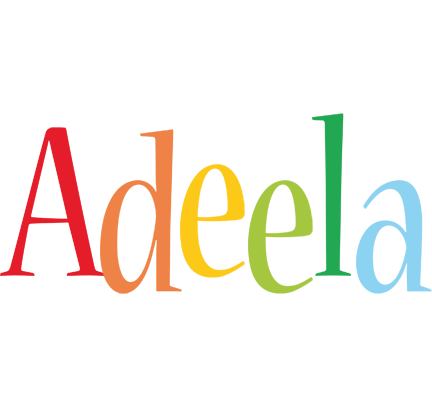 Adeela birthday logo