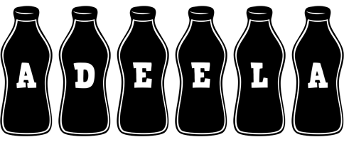 Adeela bottle logo