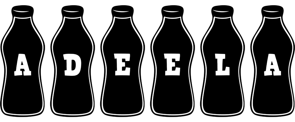 Adeela bottle logo