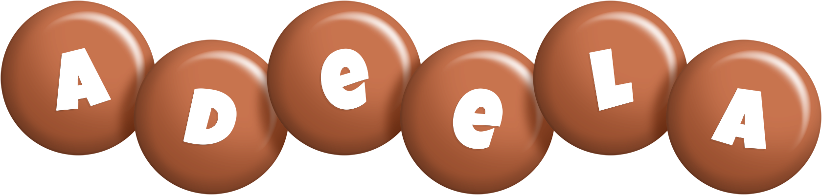 Adeela candy-brown logo