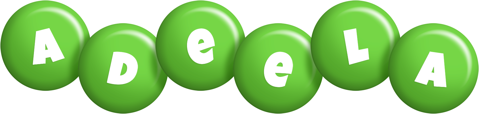 Adeela candy-green logo