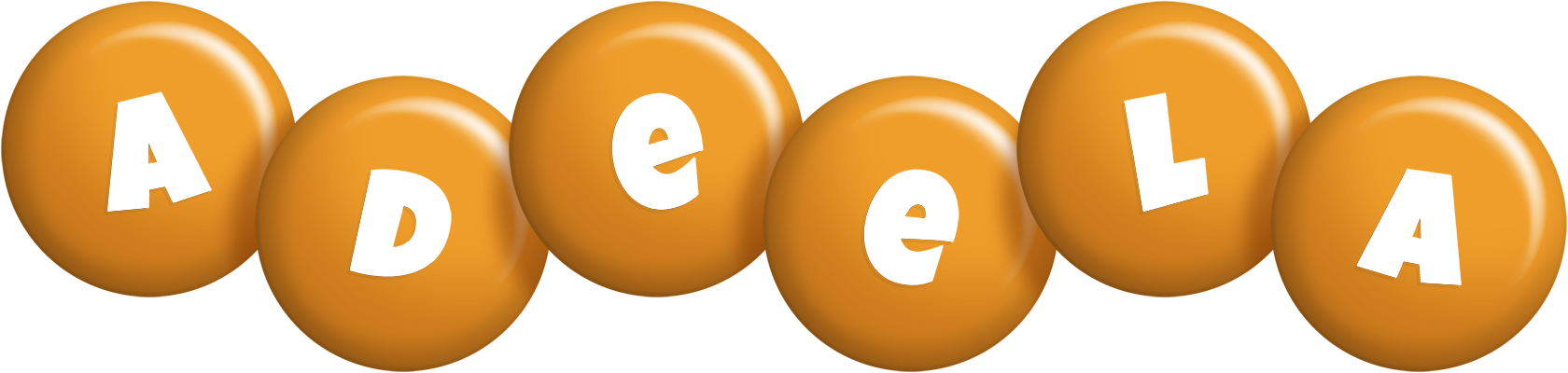 Adeela candy-orange logo