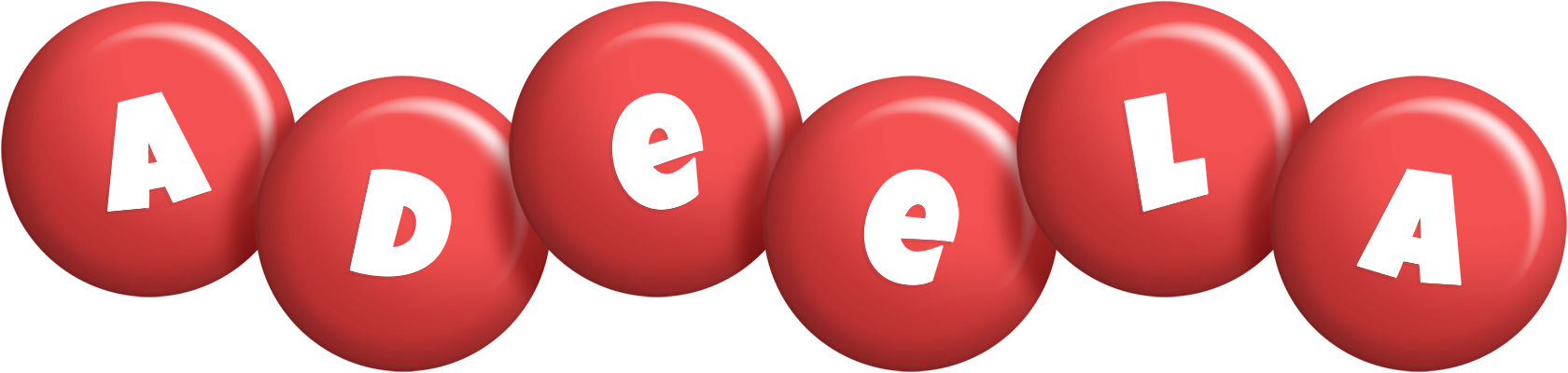 Adeela candy-red logo