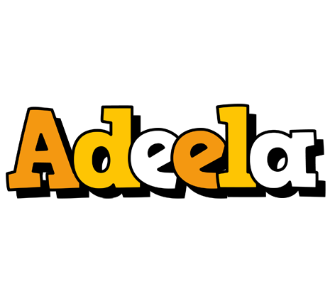 Adeela cartoon logo