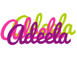 Adeela flowers logo