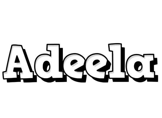 Adeela snowing logo