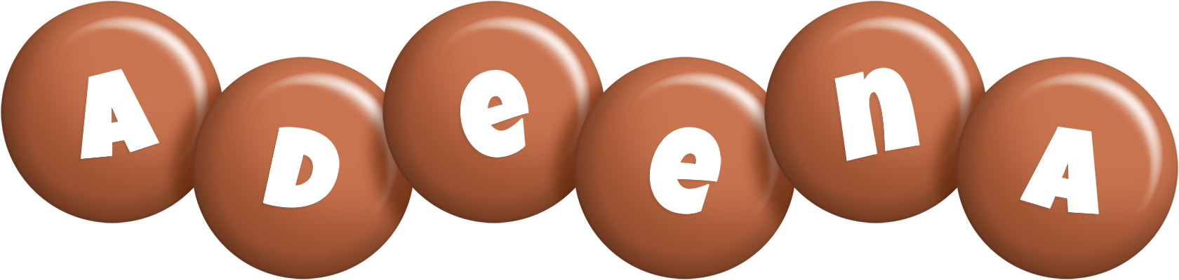 Adeena candy-brown logo
